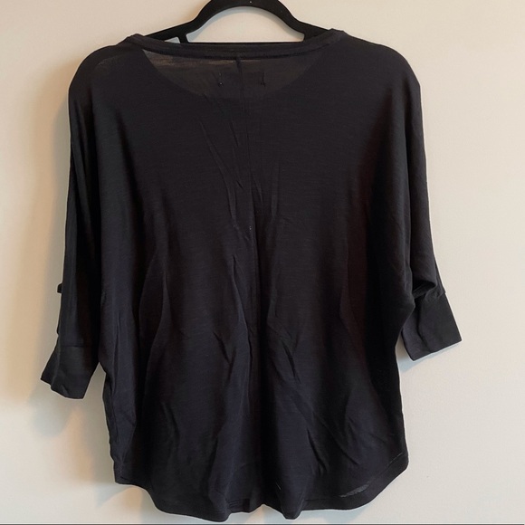 Abercrombie & Fitch 3/4 Length Tee Size S - Picture 2 of 2